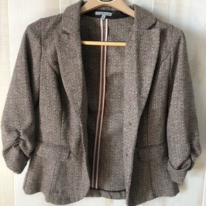 Hip height blazer with a bit of flare